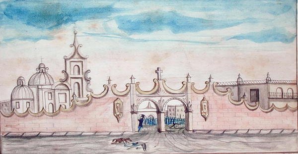 Huamantla, Meksiko (vesiväri paperille) tekijältä American School