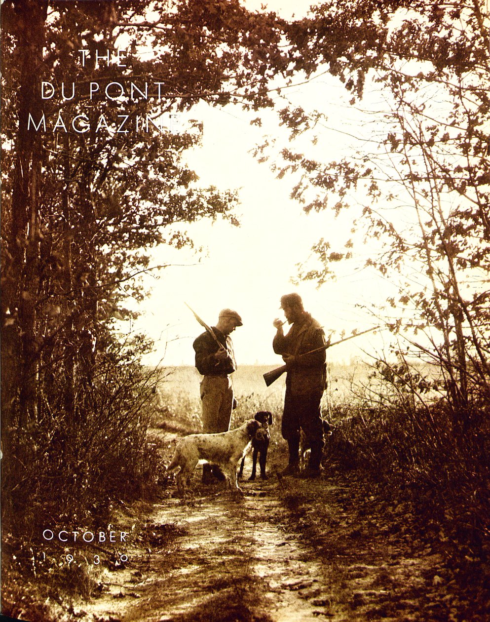 Hunters, DuPont-lehden etukansi, lokakuu 1930 tekijältä American School