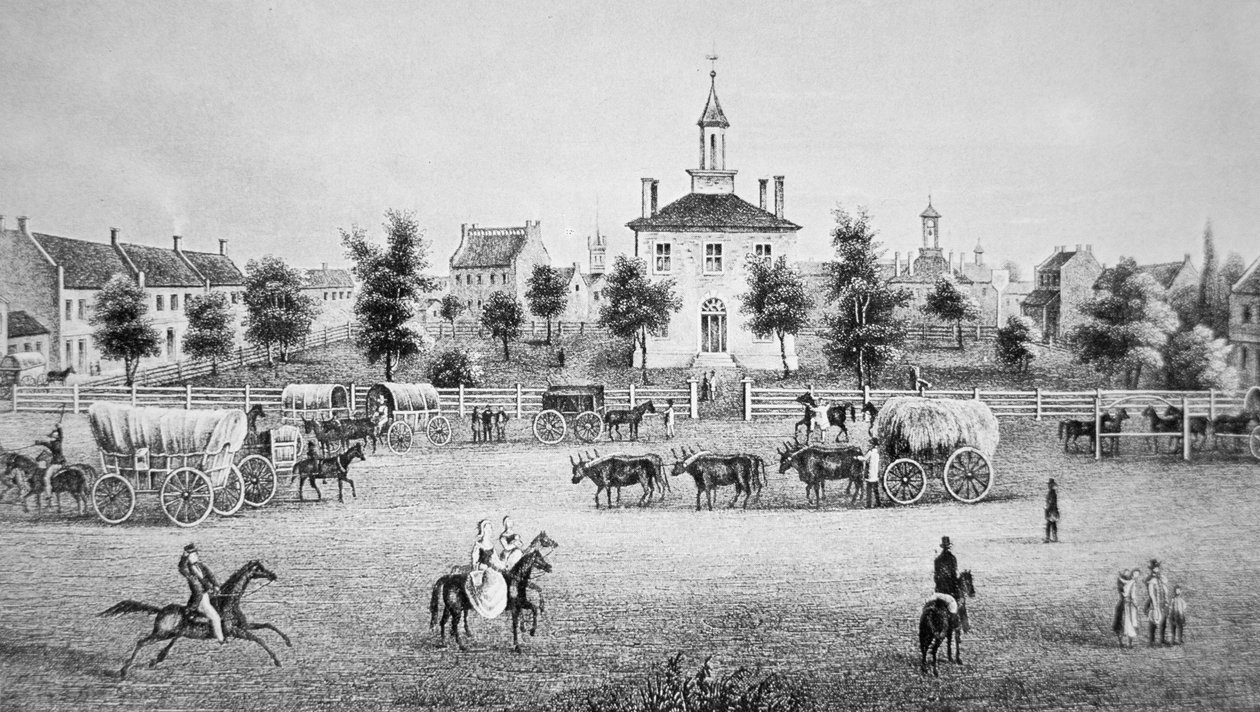 Independence, Missouri, n. 1850 (kaiverrus) tekijältä American School