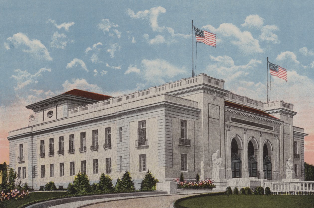 Amerikan tasavaltojen kansainvälinen liitto, Washington DC (värilitro). tekijältä American School