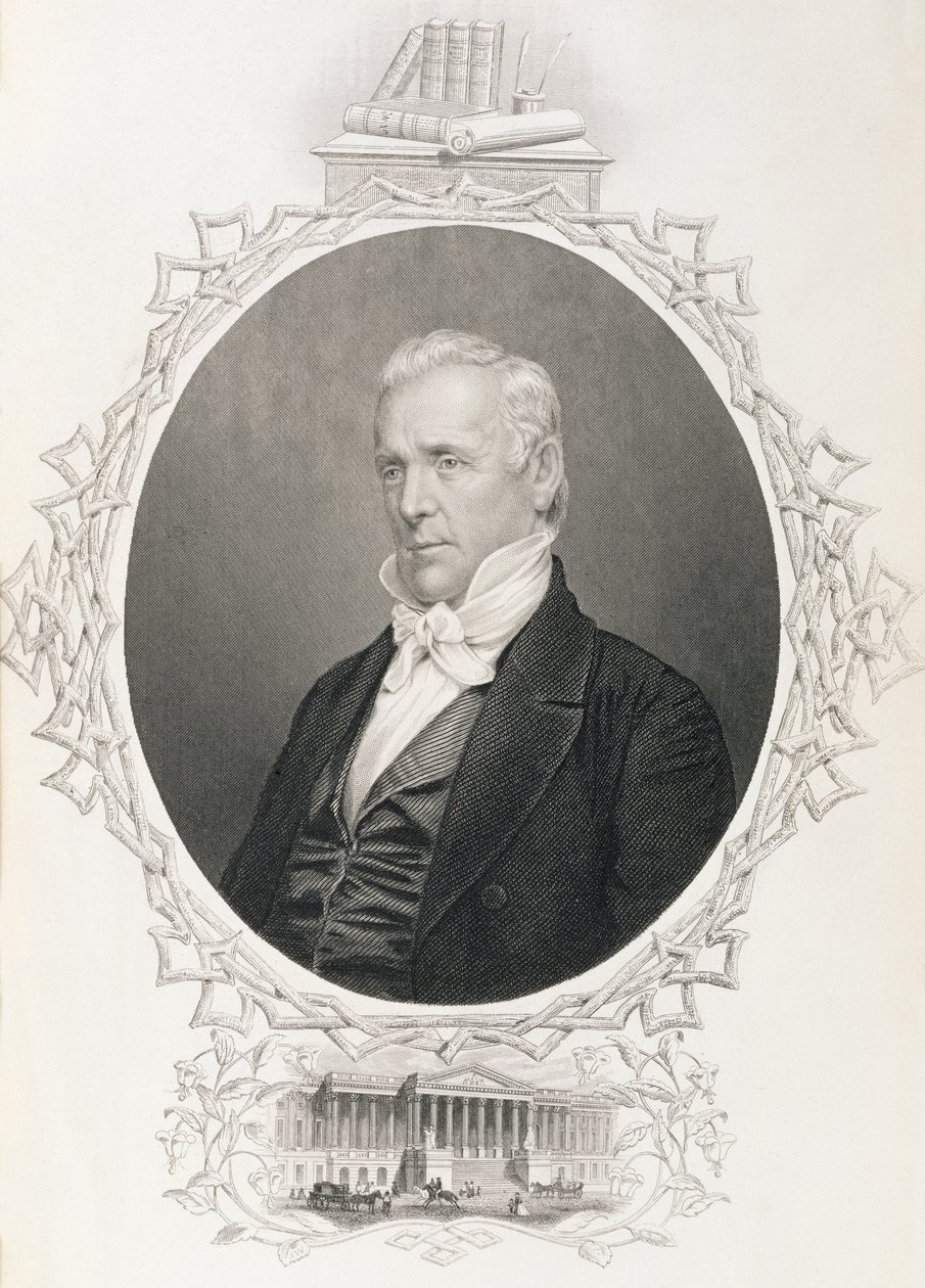 James Buchanan julkaisusta "The History of the United States", voi. II, kirjoittanut Charles Mackay tekijältä American School