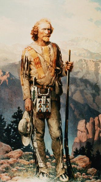 Jim Baker (1818-98) (värilitho) tekijältä American School