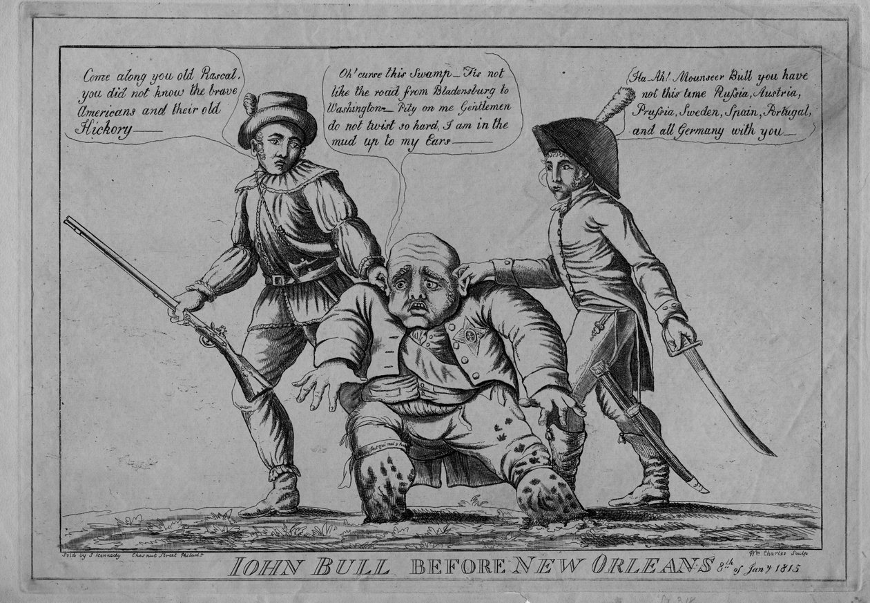 John Bull ennen New Orleansia, 1815 tekijältä American School