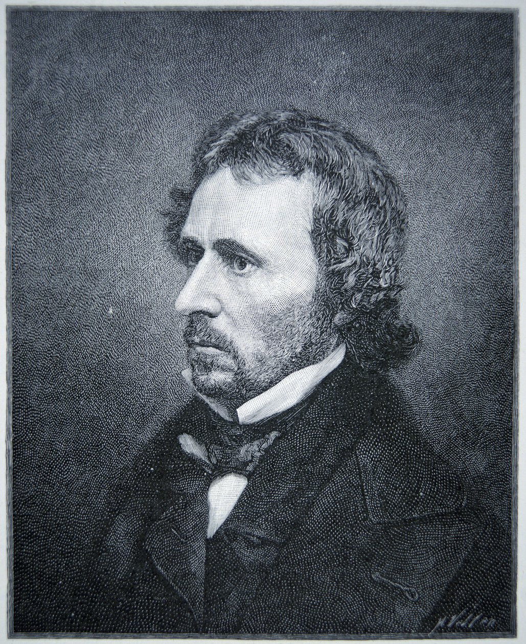John Charles Fremont (1813-90) (kaiverrus) tekijältä American School