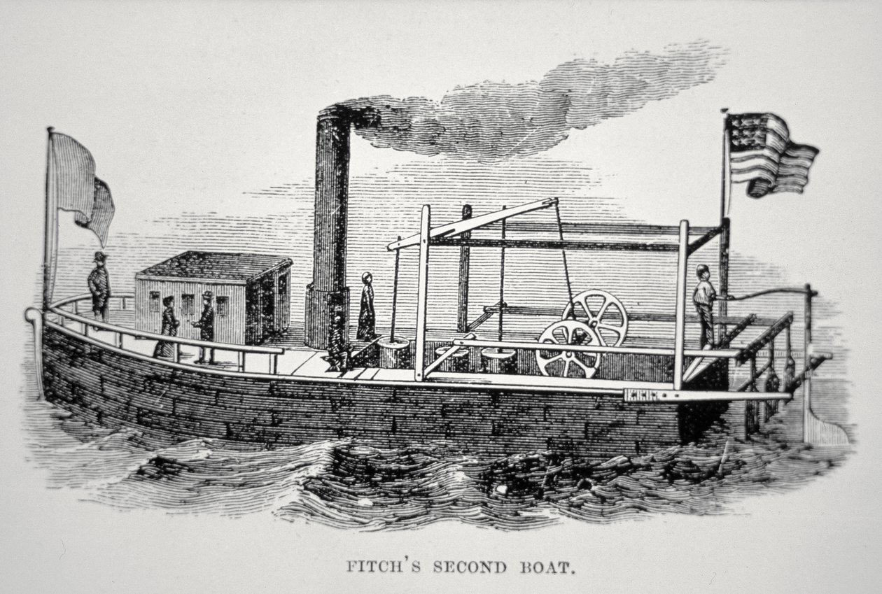 John Fitchin (1743-98) toinen höyrylaiva tekijältä American School