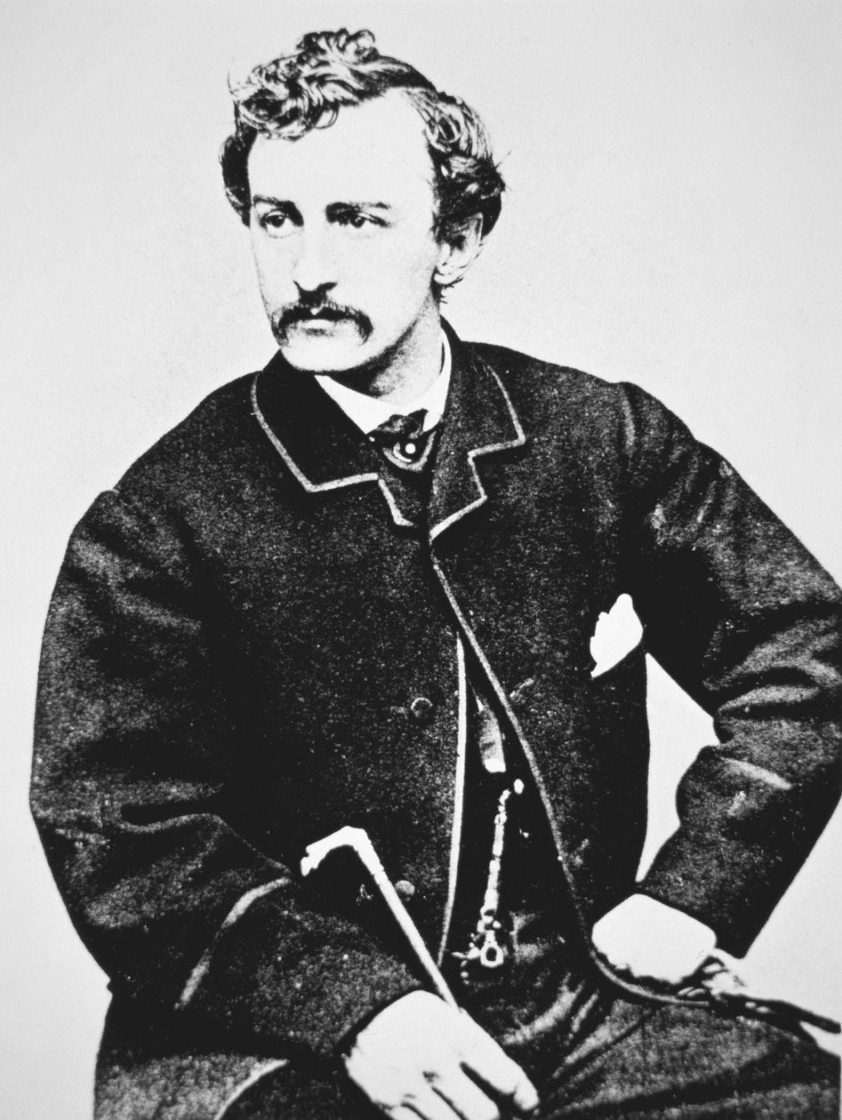 John Wilkes Booth (1838-65), Abraham Lincolnin salamurhaaja (m/v kuva) tekijältä American School