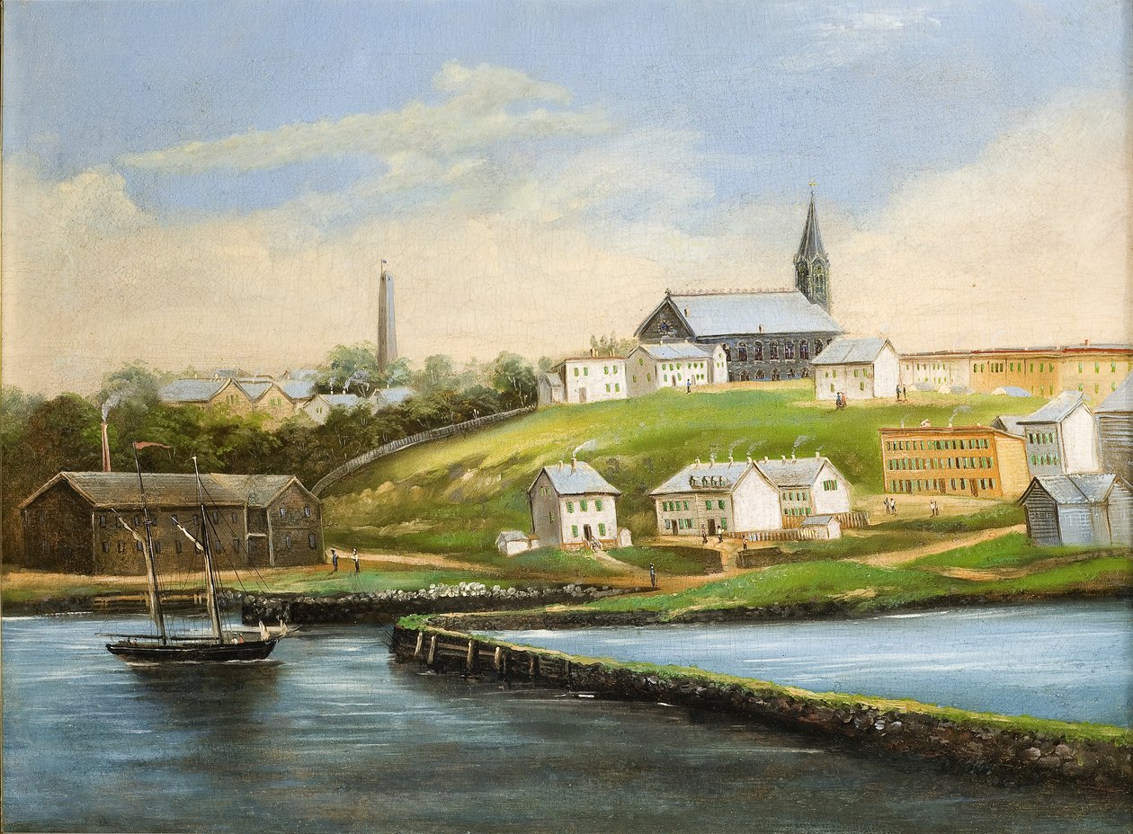 Bunker Hillin maisema, vuoden 1862 jälkeen tekijältä American School