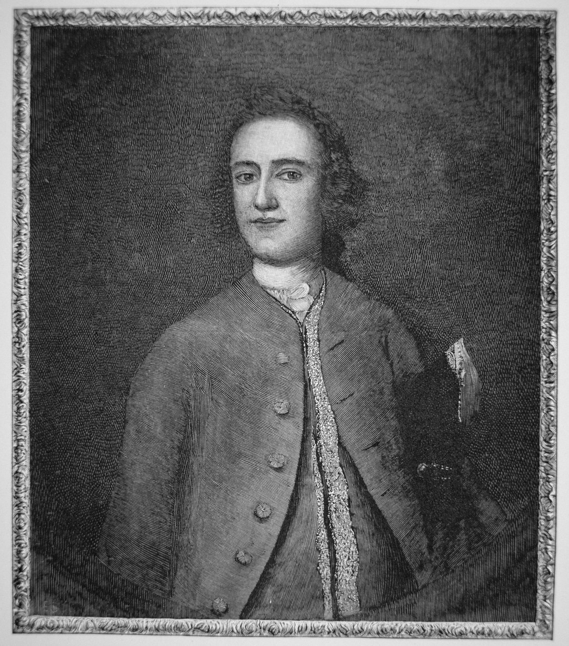 Lawrence Washington (1718-52) (litho) tekijältä American School