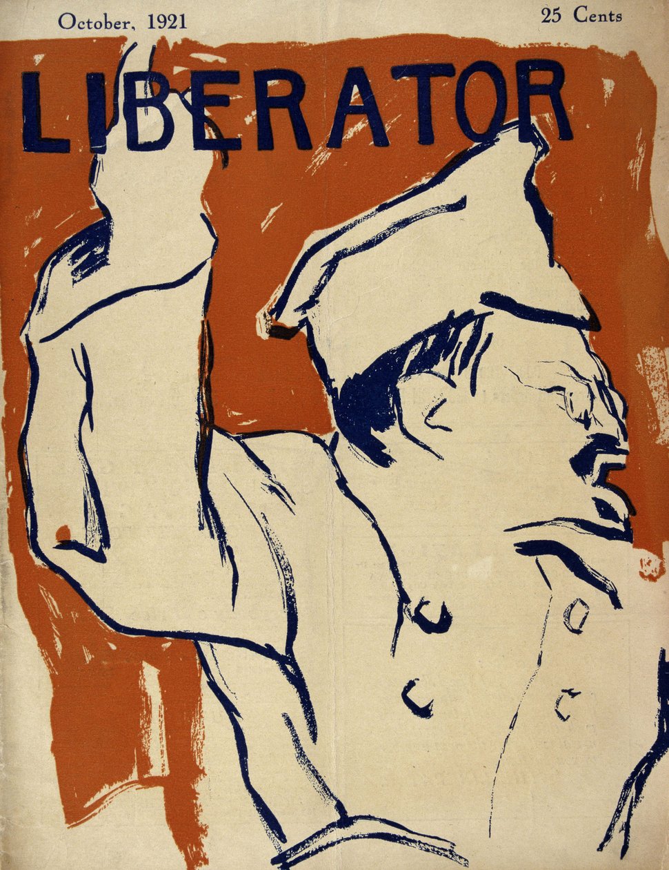 Leon Trotski (Trotski) (1879-1940) - elokuvassa "Liberator" lokakuussa 1921 tekijältä American School