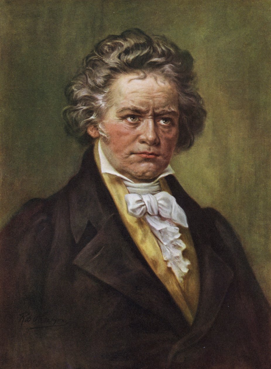 Ludwig Van Beethoven (litografia) tekijältä American School
