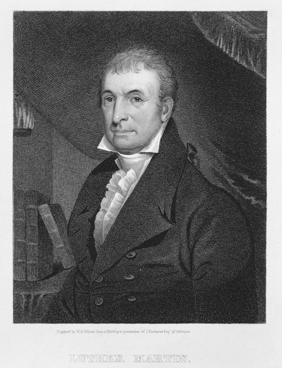 Luther Martin, kaiverrus William A. Wilmer (n. 1820-55) tekijältä American School