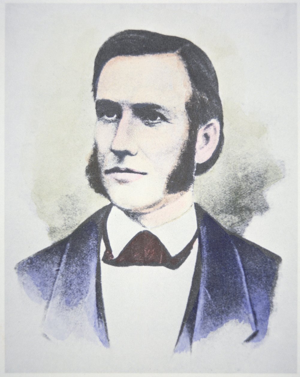 Marcus Whitman (1802-47) (väri litho) (katso myös 268169) tekijältä American School