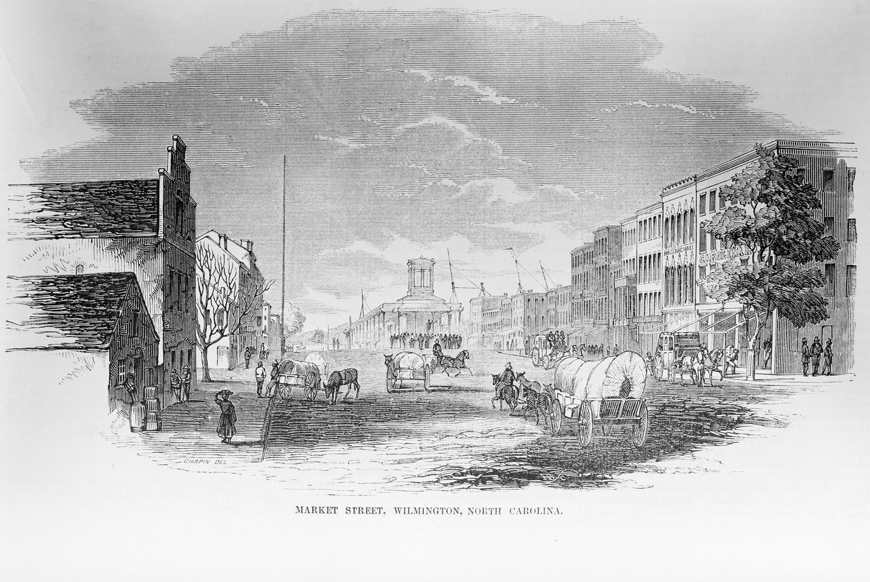 Market Street, Wilmington, North Carolina, 24. helmikuuta 1855 tekijältä American School