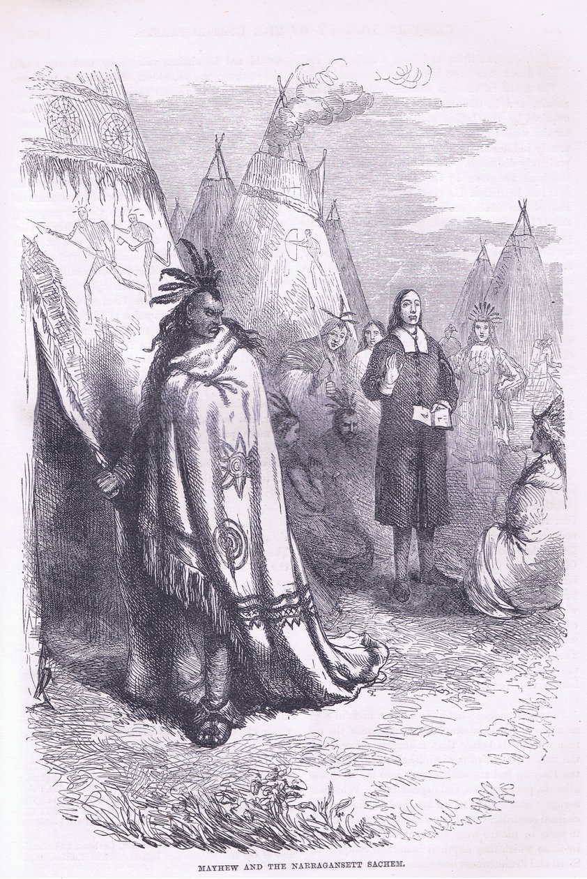 Mayhew ja Naragansett 1674, esimerkki Cassell