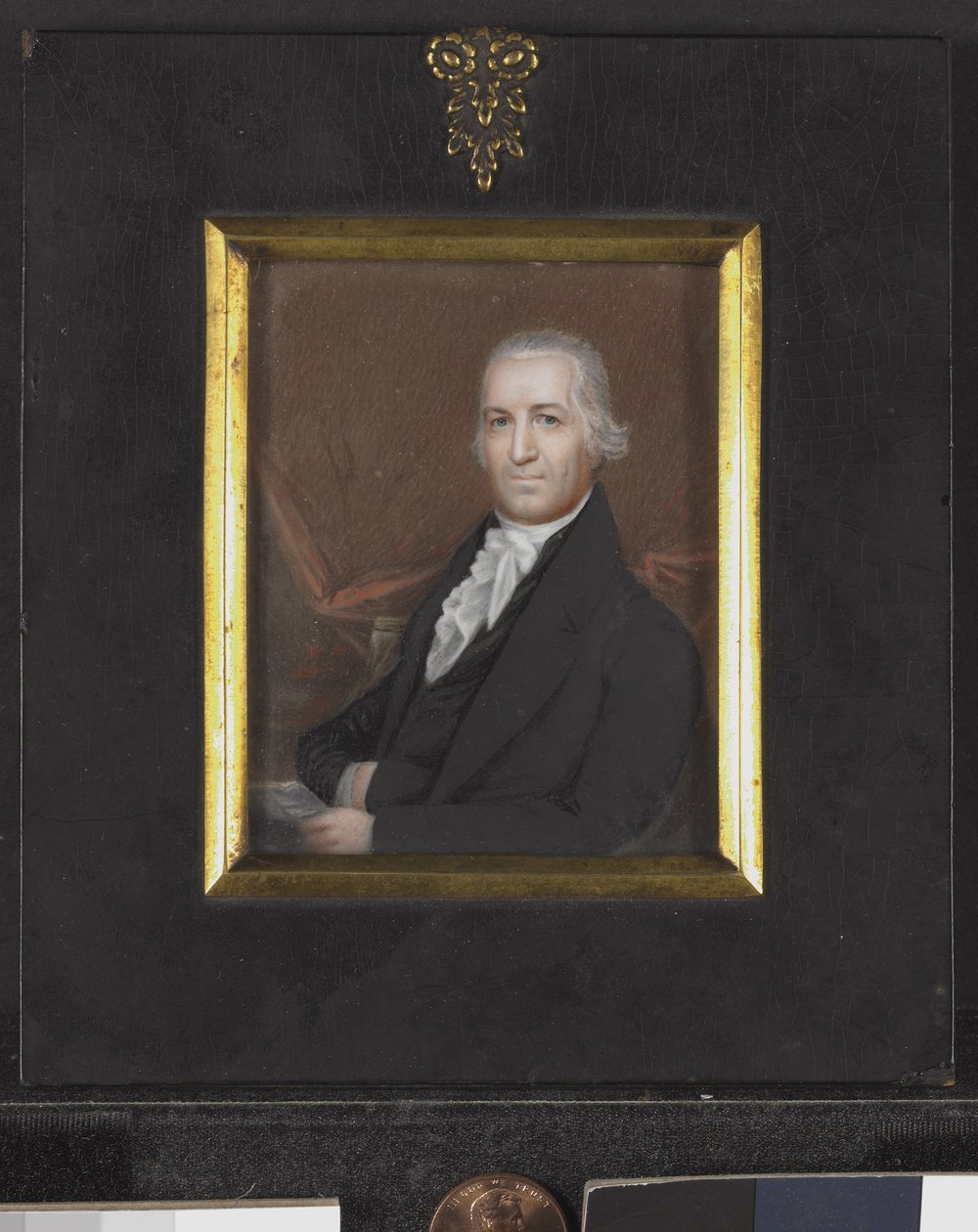 Pienoismuotokuva Samuel Osgoodista, n. 1789 (ilman norsunluua) tekijältä American School