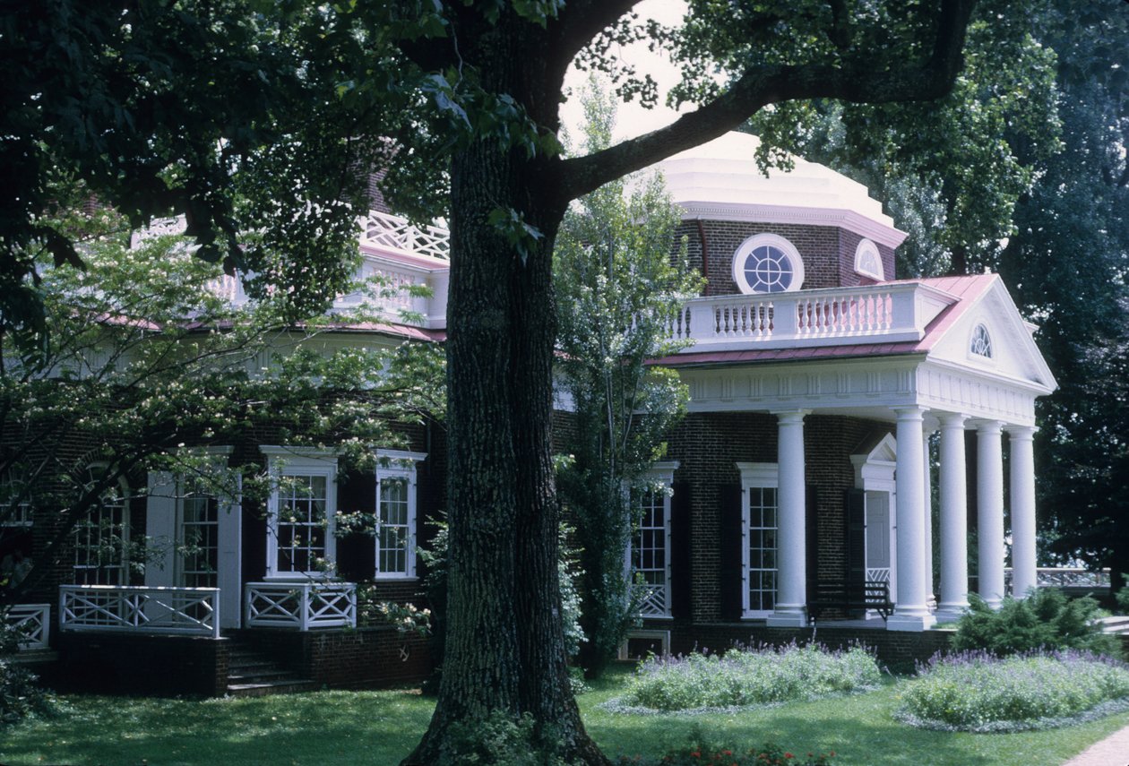 Monticello, jonka on suunnitellut Thomas Jefferson tekijältä American School