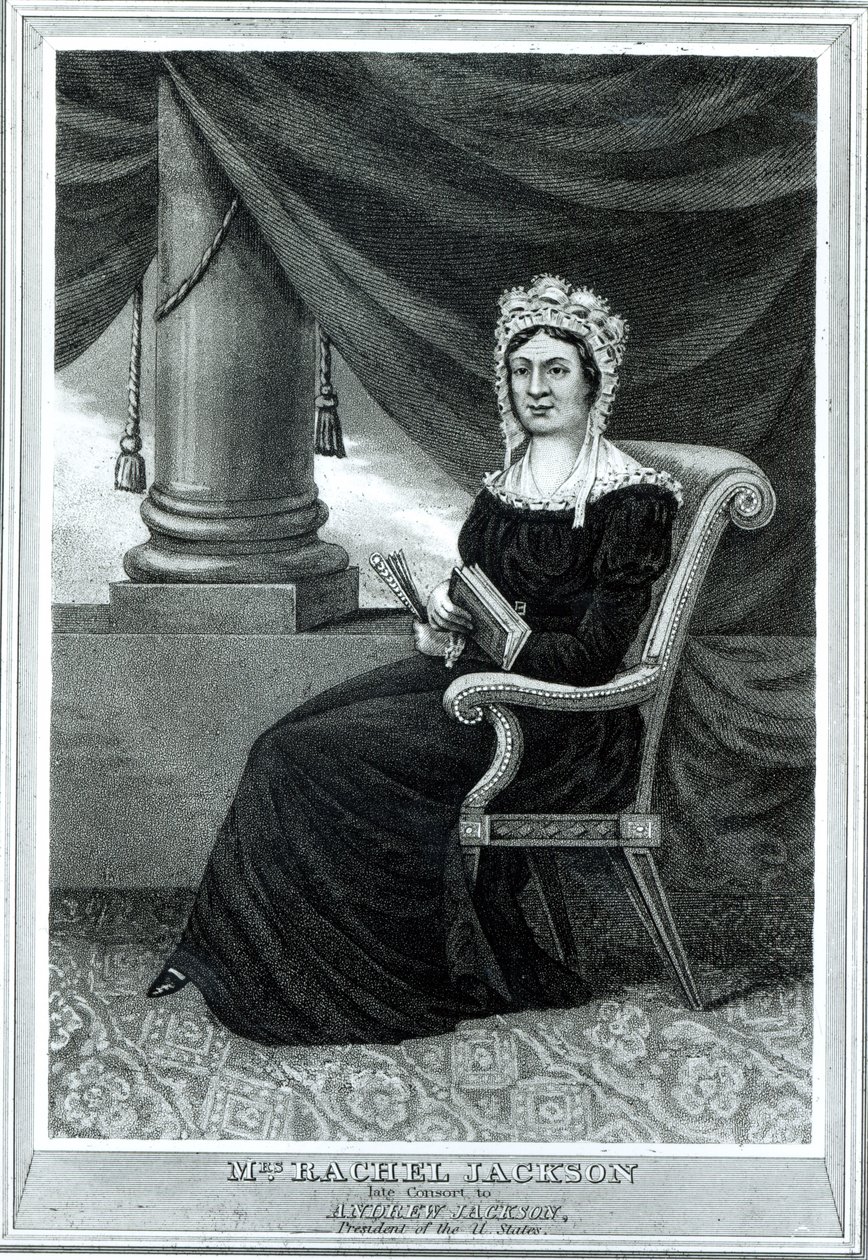 Rouva Rachel Jackson, pubi. kirjoittanut Joseph How, n. 1850-1900 tekijältä American School