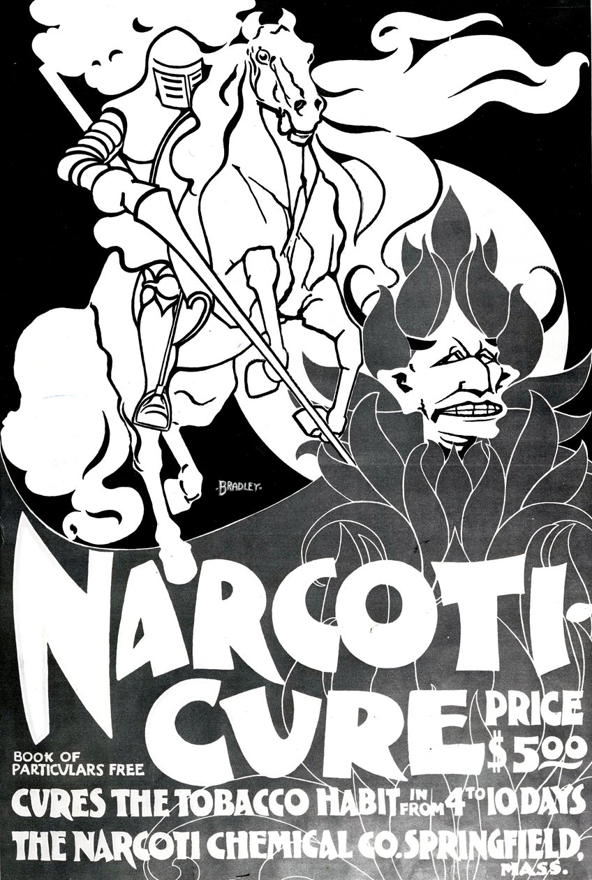 Narcotui-Cure, suunnitteli William H. Bradley, 1895 tekijältä American School