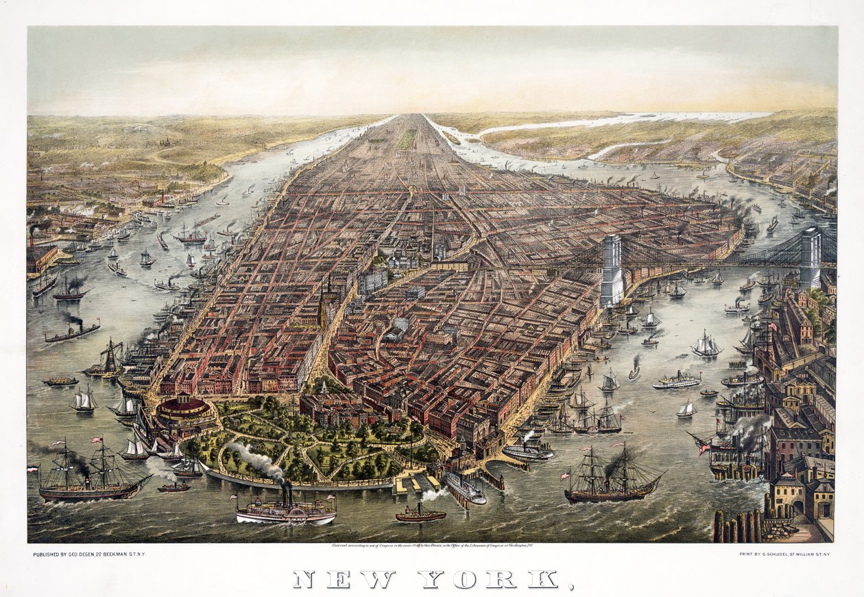 New York, 1873 tekijältä American School