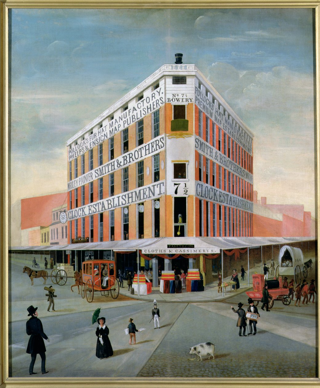 No.7 12 Bowery, NYC, n. 1837-1839 tekijältä American School