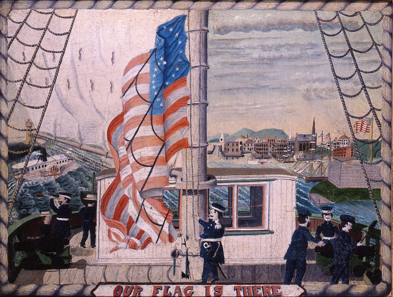 Lippumme on siellä: Fort McHenry, Baltimore, 1850-1900 tekijältä American School