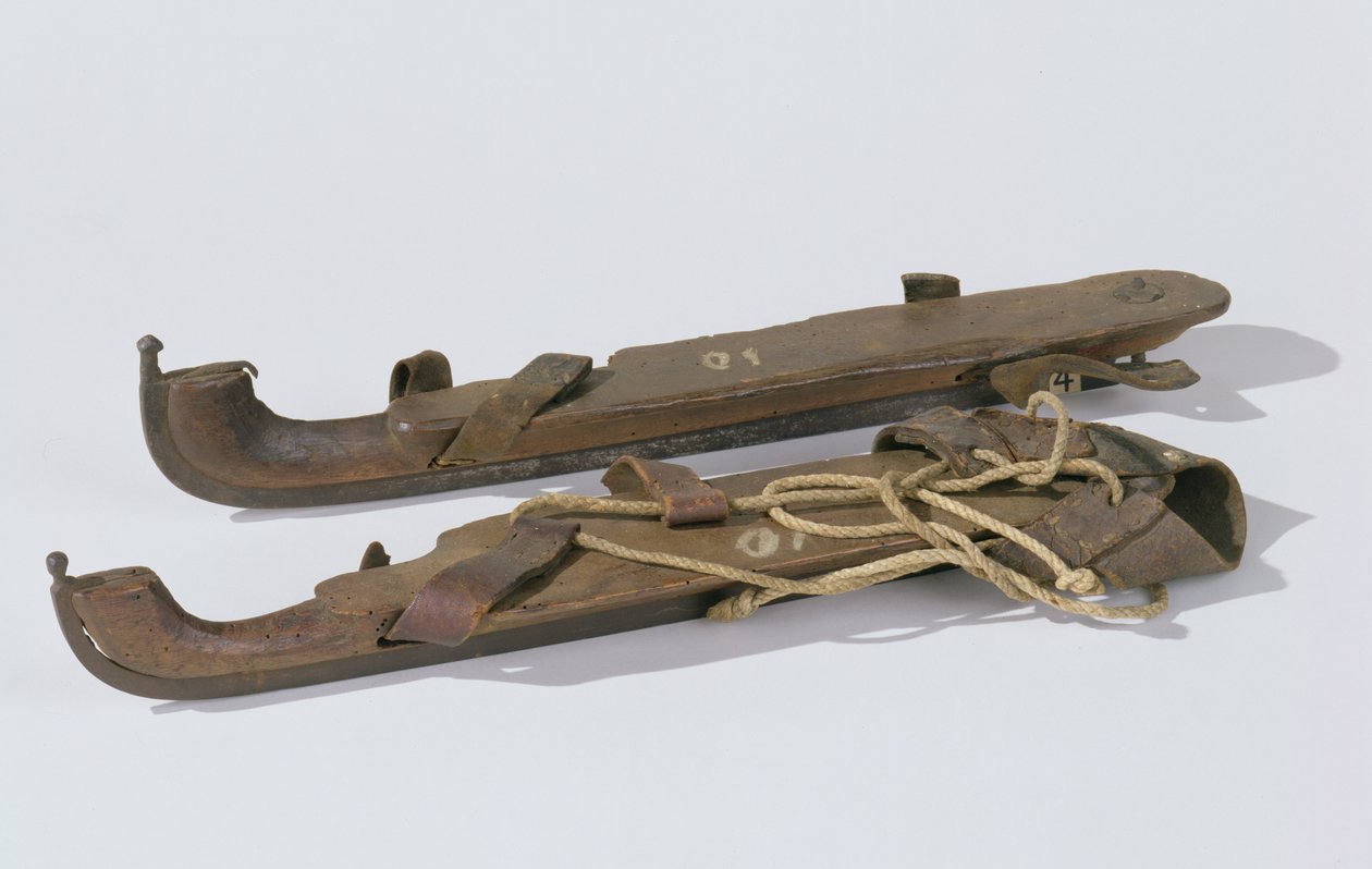 Luistimet, 1825-75 (puu, rauta, nahka, kuitu) tekijältä American School