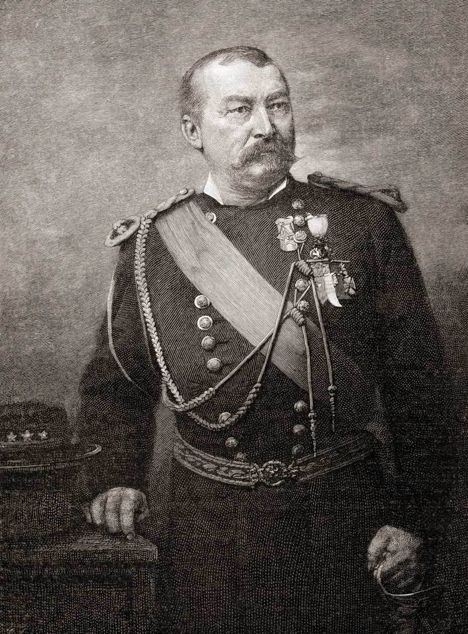 Philip Henry Sheridan, The Century Illustrated Monthly Magazine -lehdestä, julkaistu 1884 (puukaiverrus) tekijältä American School
