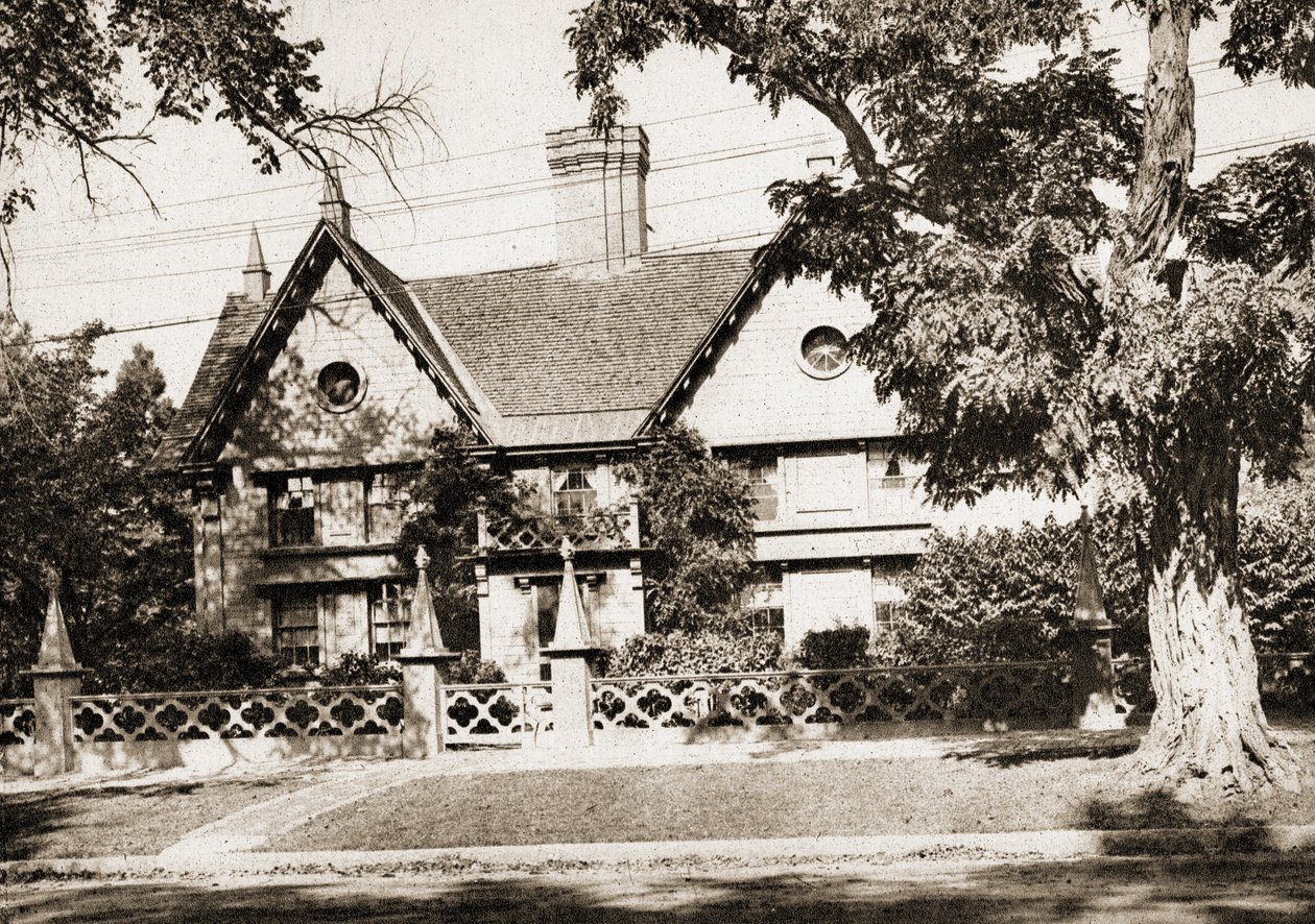Pickering House, Salem, Massachusetts, 1915 (seepiasävyinen syväpaino) tekijältä American School