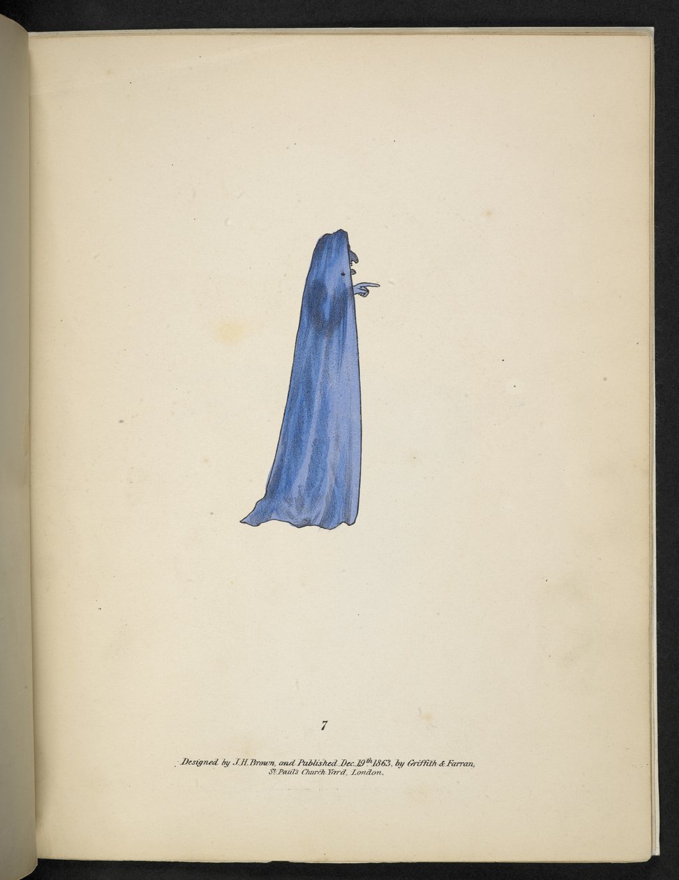 Levy 7. Aave sinisessä.  Spektropia; tai Yllättäviä spektriilluusioita, joissa näkyy haamuja kaikkialla, minkä tahansa värisinä jne. ser. 1.  J.H. Ruskea  1864 tekijältä American School