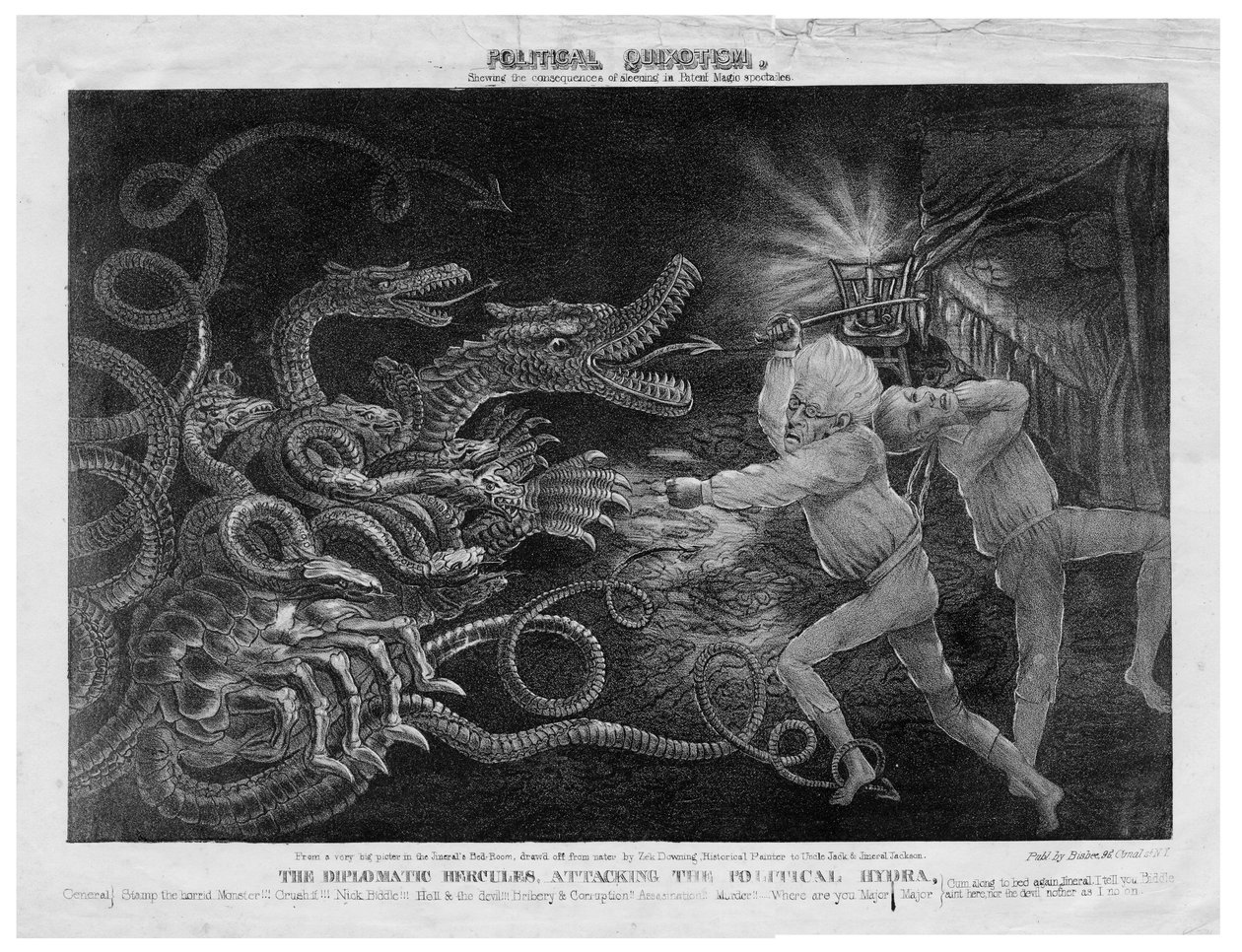 Poliittinen Quixotism, n. 1833 tekijältä American School