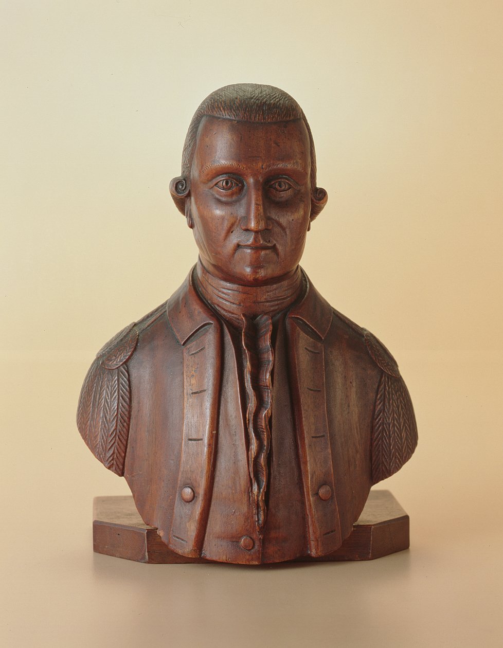 George Washingtonin (1732-99) muotokuva rintakuva noin 1810 (puu). tekijältä American School