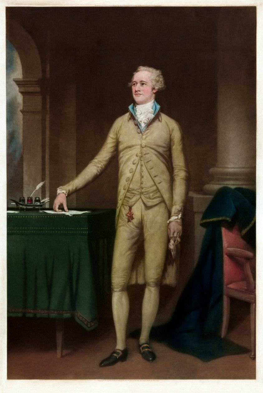 Alexander Hamiltonin muotokuva tekijältä American School