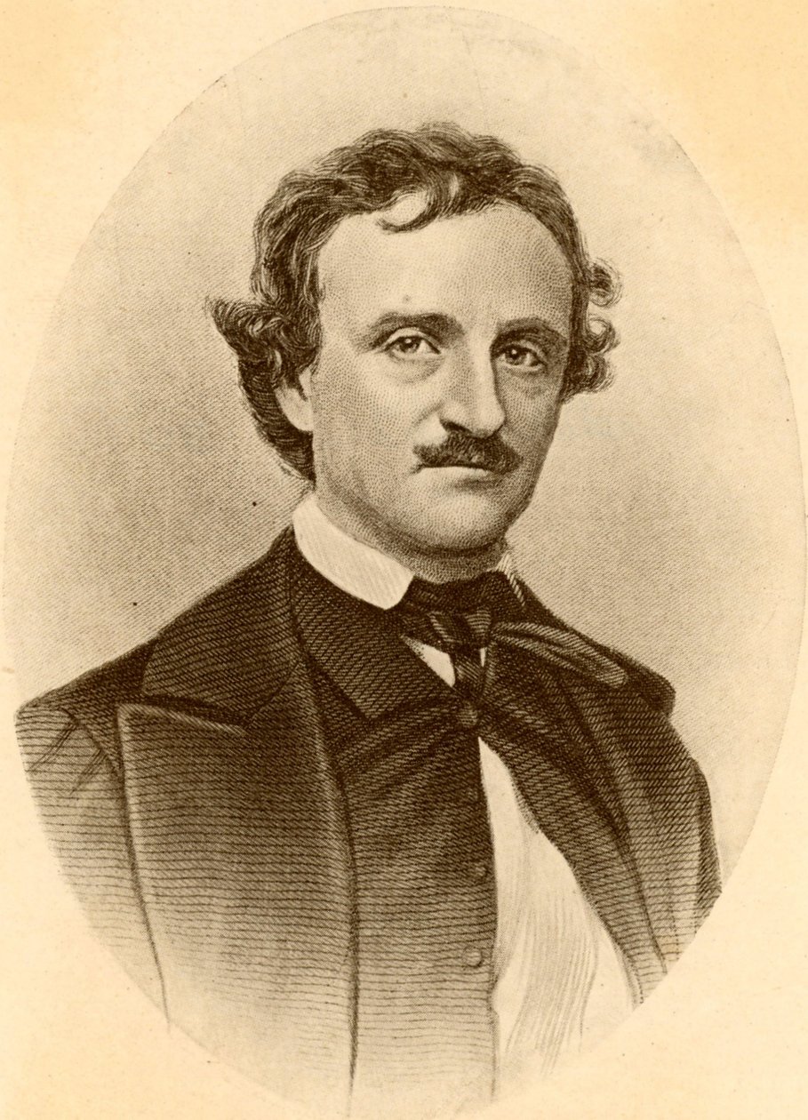 Edgar Allan Poen muotokuva (painettu) tekijältä American School