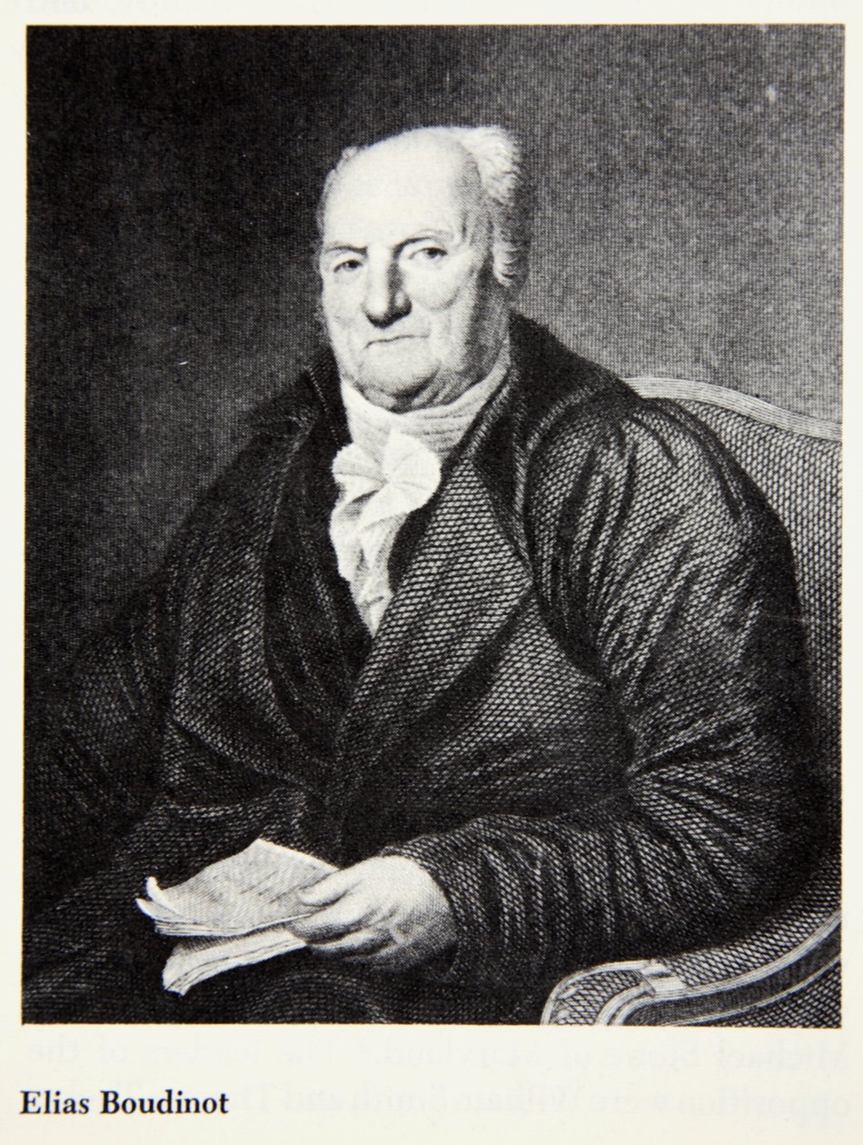 Elias Boudinotin muotokuva tekijältä American School
