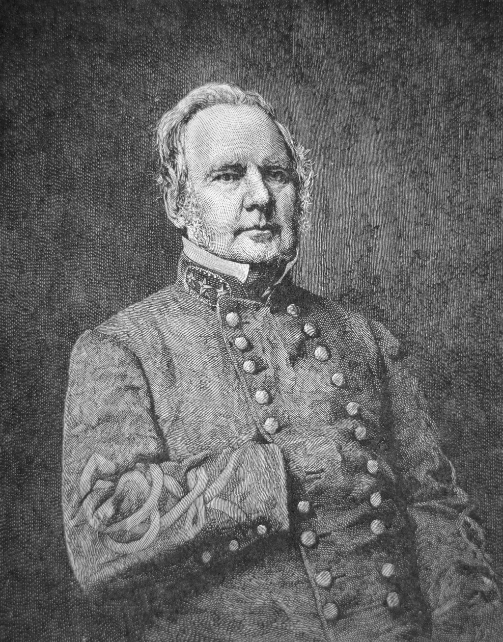 Kenraalimajuri Sterling Pricen muotokuva (litho) tekijältä American School