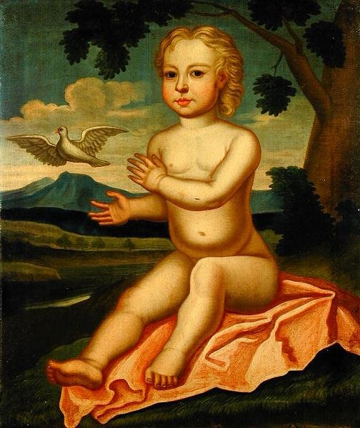 Martha "Patty" Pintardin (1769-1837) muotokuva (öljy pellavalle) tekijältä American School