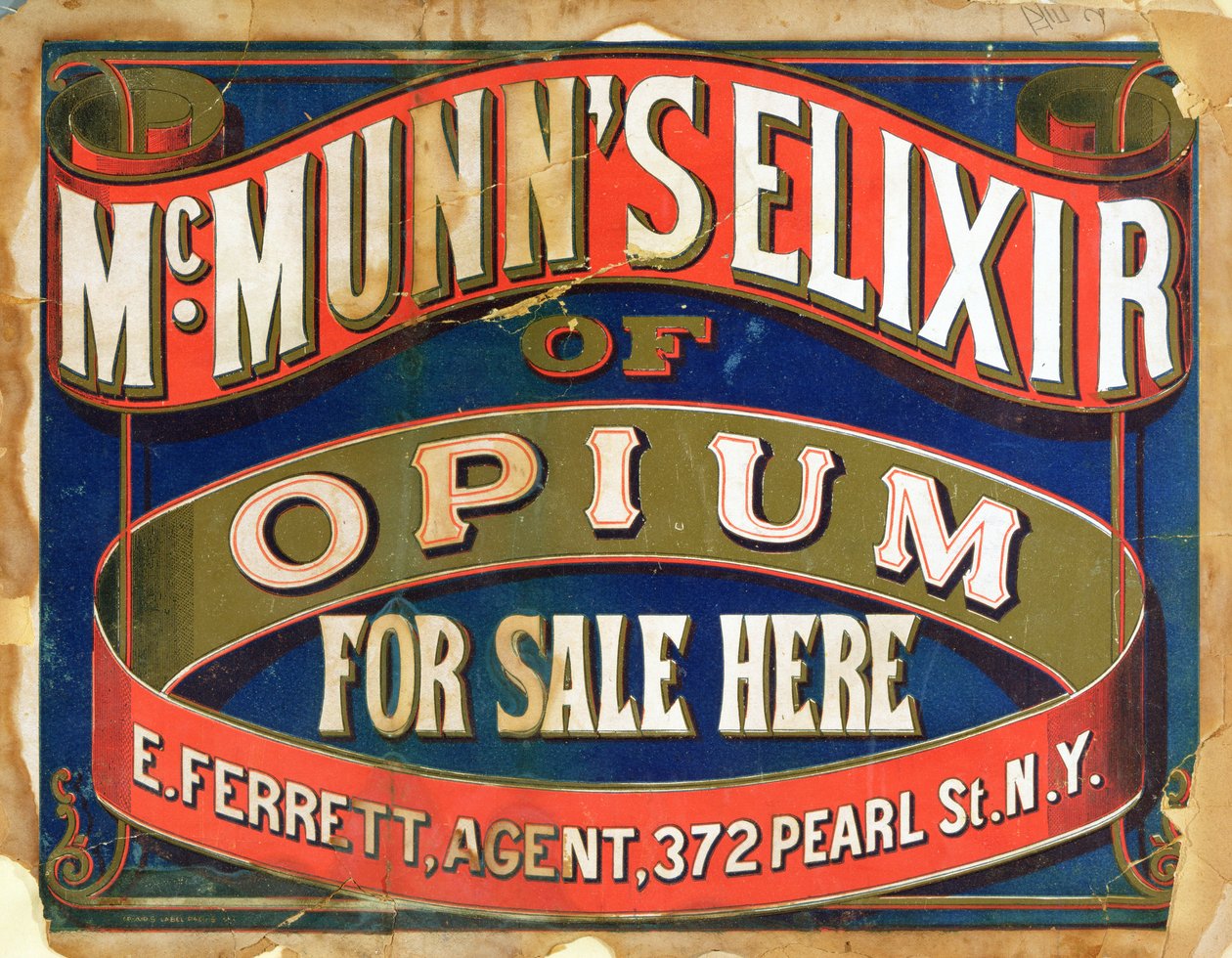 McMunns Elixir of Opium -juliste tekijältä American School