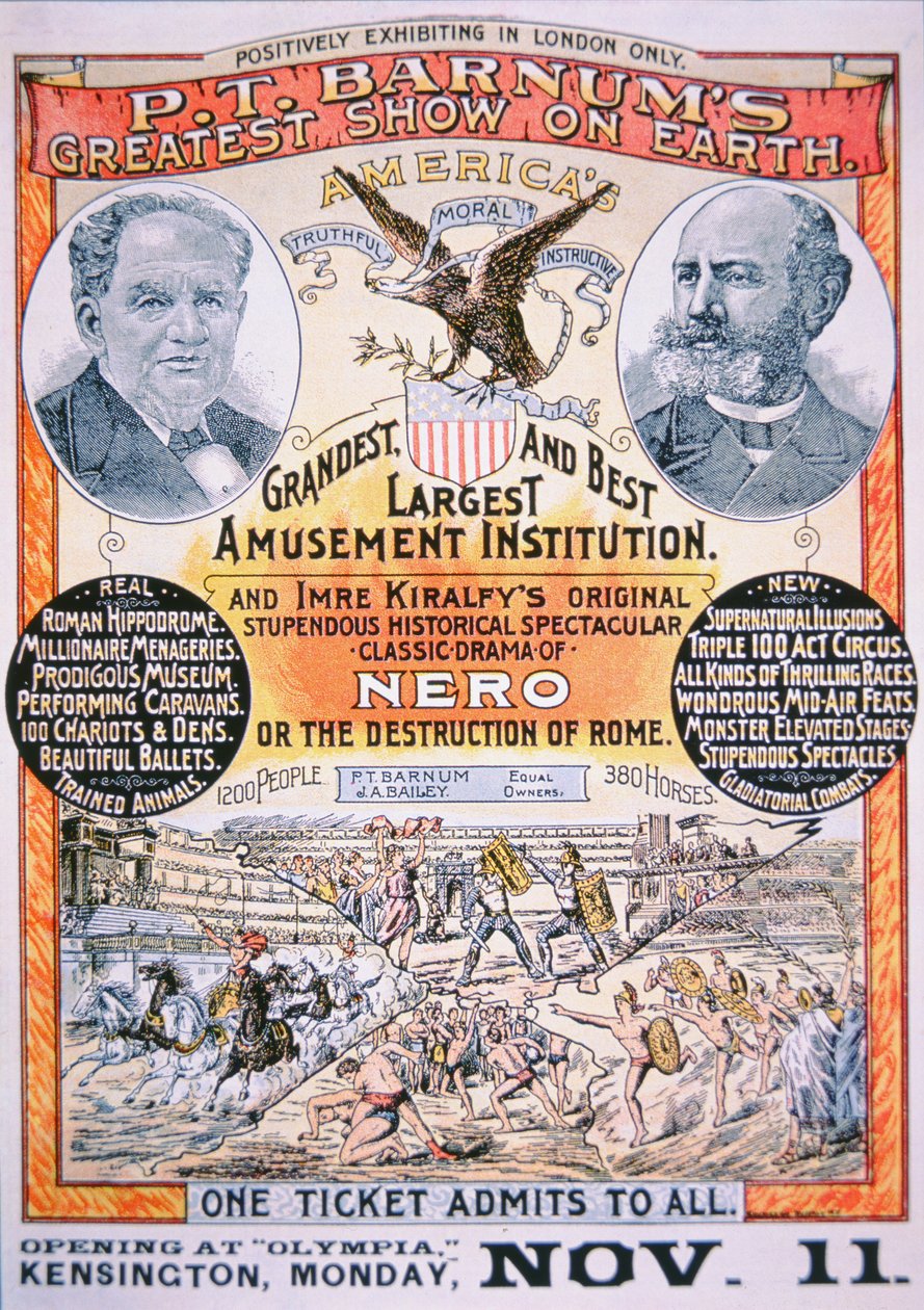 Julistemainos "P.T Barnum