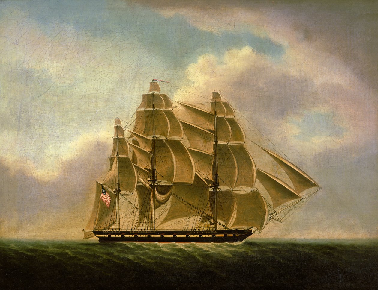 Erämies Jacob Jones (öljy kankaalle) tekijältä American School