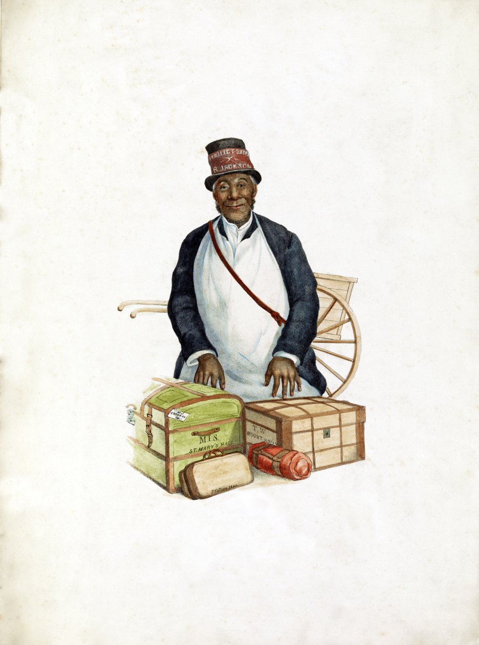 Julkinen Porter B. Jackson, pub. 1883 (käsinvärinen kaiverrus) tekijältä American School