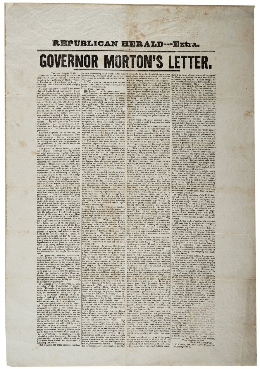 Republican Herald- Extra, 27. elokuuta 1842 tekijältä American School