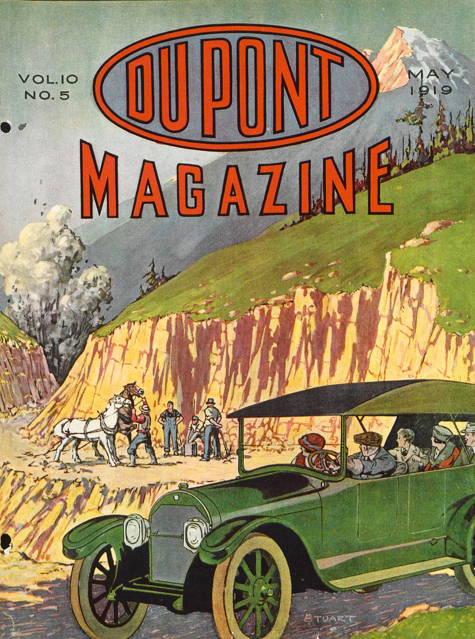 Tierakennus, DuPont-lehden etukansi, toukokuu 1919 tekijältä American School