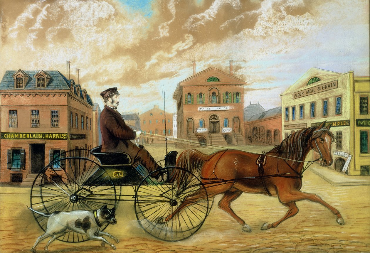 Samuel Chamberlain torilla, Salemissa tekijältä American School