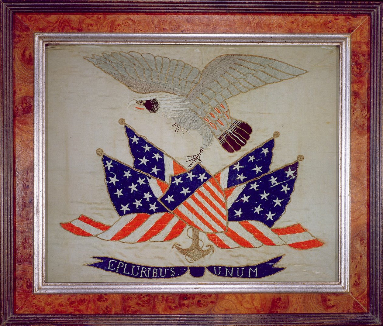 Amerikan yhdysvaltojen sinetti, n. 1840 (kirjonta) tekijältä American School