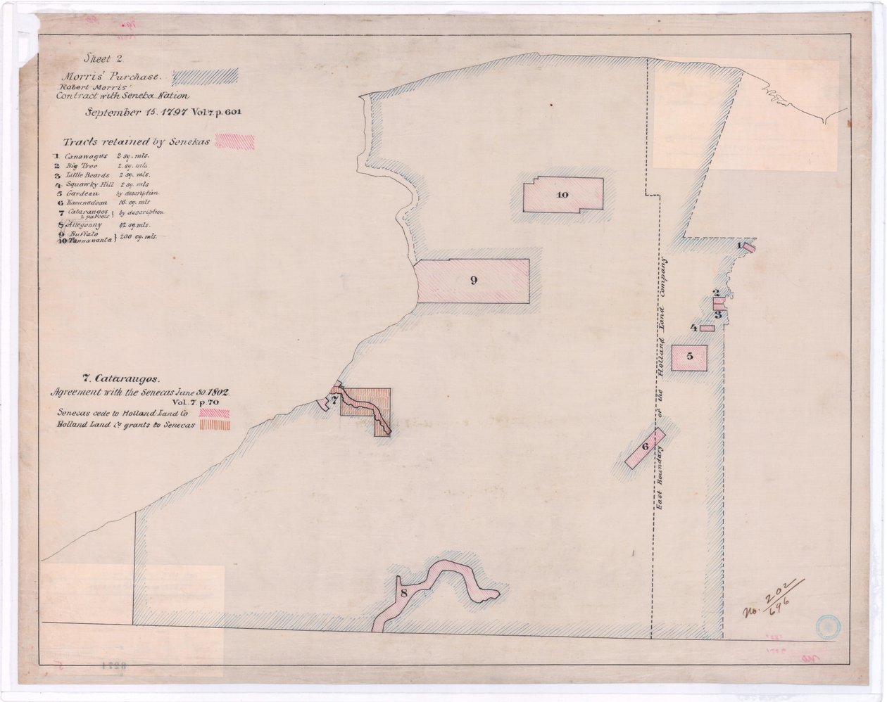 Senecan maat vuonna 1802 (painettu) (printti) tekijältä American School