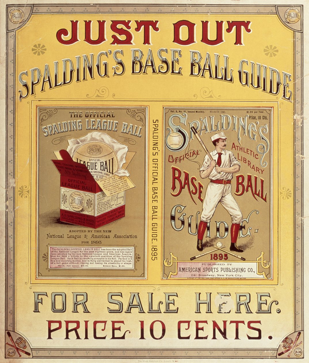Spaldings Baseball Guide, 1895 tekijältä American School