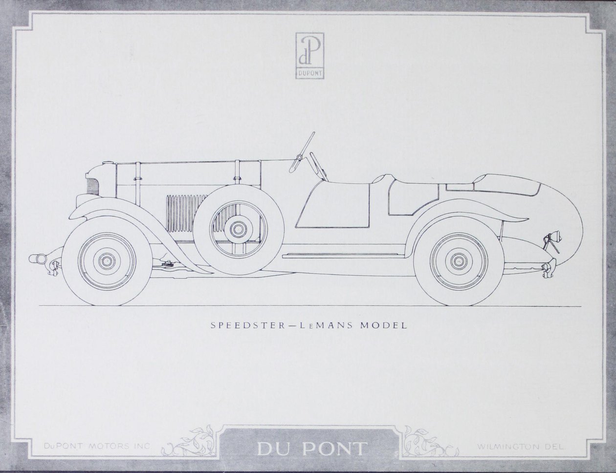 Speedster - LeMans Model, DuPont Motor Cars, 1921 tekijältä American School