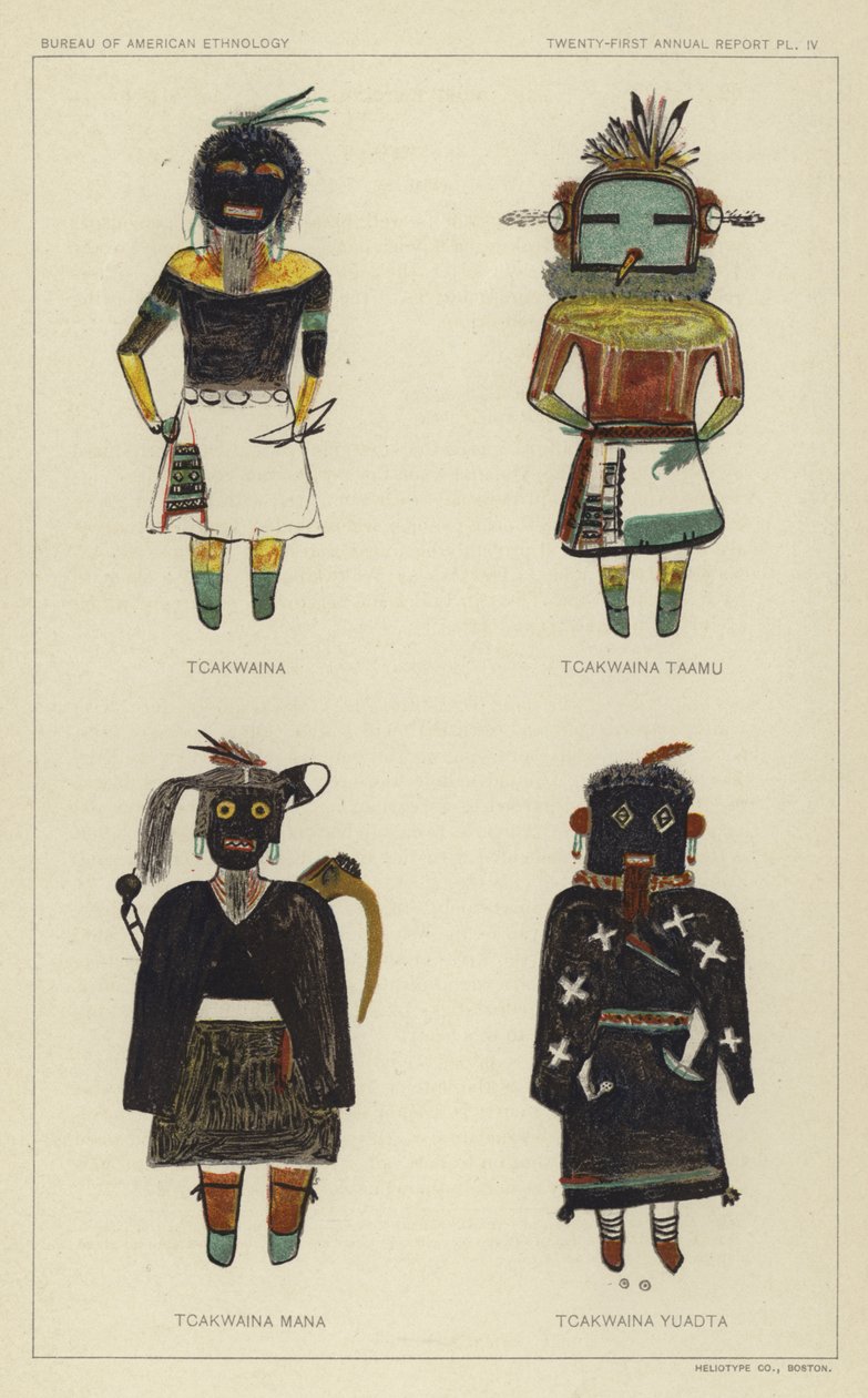 Tcakwaina, Tcakwaina Taamu, Tcakwaina Mana, Tcakwaina Yuadta (väriliitos). tekijältä American School