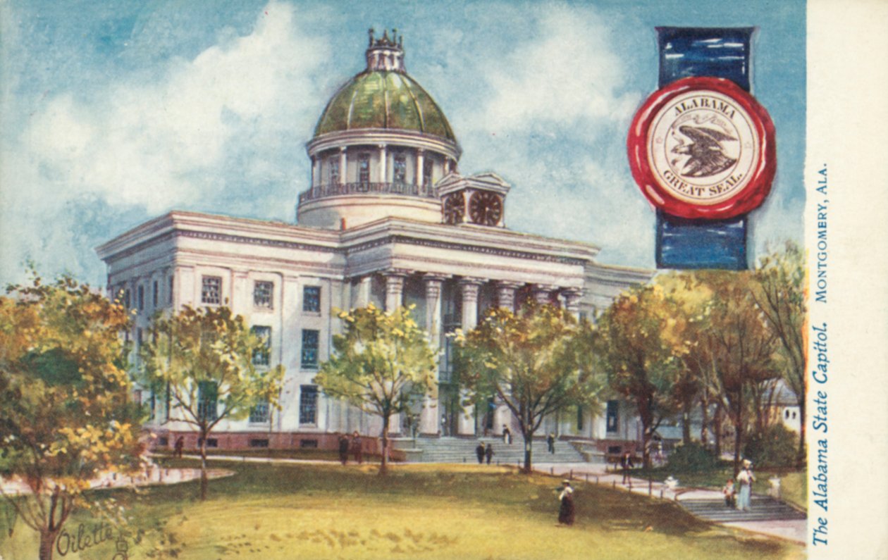 Alabaman osavaltion pääkaupunki, Montgomery, Alabama (värilitro) tekijältä American School