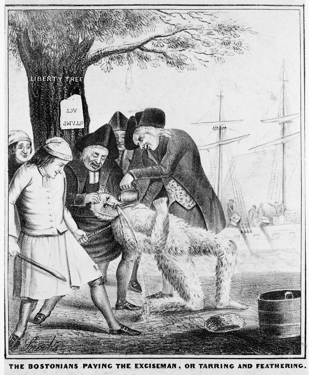Bostonians Paying the Exciseman eli terva ja höyhenet tekijältä American School